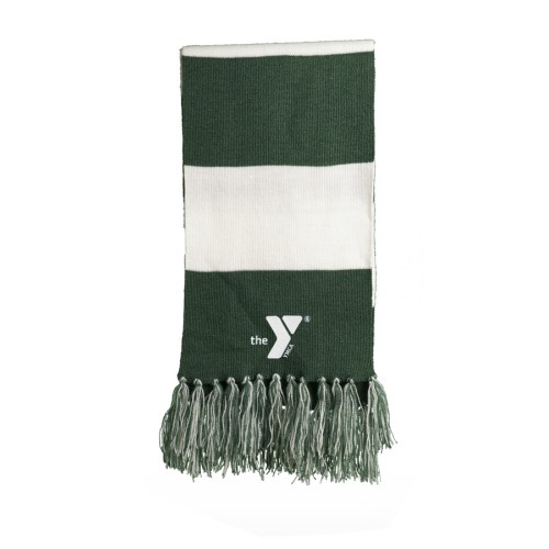Knit Scarf w/ Embroidered YMCA Logo