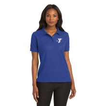 Ladies Silk Touch™ Polo - Screen Printed (Left Chest Y Logo w/ STAFF Back)