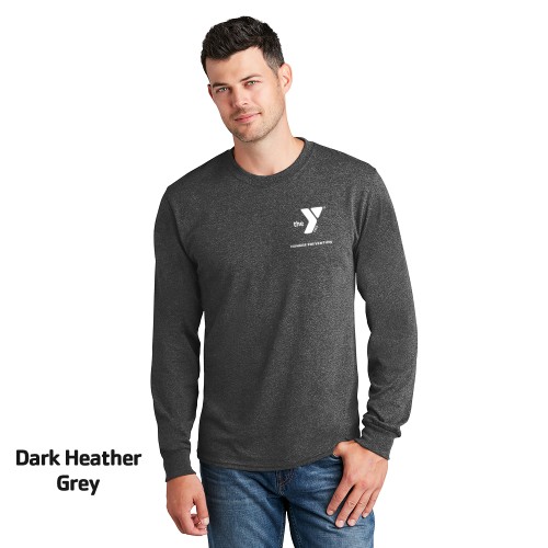 Adult 5.5oz Long Sleeve 100% Cotton Tee  - (Left Chest Y HUNGER PREVENTION w/ HUNGER PREVENTION Back 