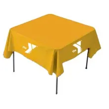 Table Covers - 60" Square Card Table - Poly/Cotton Twill Fabric