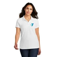 Ladies Core Classic Pique Polo (Best Seller!) - Screen Printed (Left Chest Y Logo w/ STAFF Back)