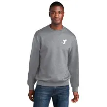 Adult Crewneck Sweatshirt - Screen Printed (Left Chest Y Logo))