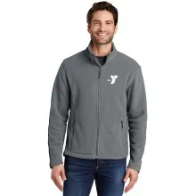 Mens Fleece Jacket - Embroidered Y Logo