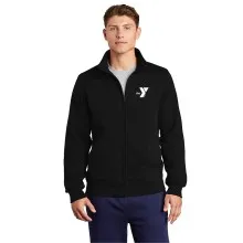 Men's Full Zip Fleece Jacket -Screen Printed  w/ YMCA Logo
