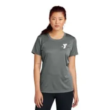 Ladies Competitor™ Tee - Screen Printed (Left Chest Y Logo w/ STAFF Back)