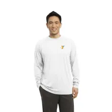 Mens Ultimate (Feels Like Cotton) Long Sleeve Performance Crew - Screen Print